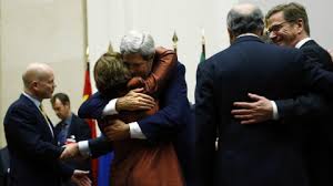 diplomats hug
