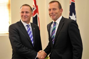 NZ PM JOHN KEY MELBOURNE